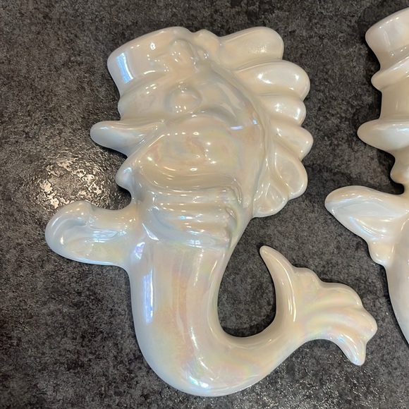 Vintage MCM Arnels chalkware iridescent fish - Picture 3 of 5